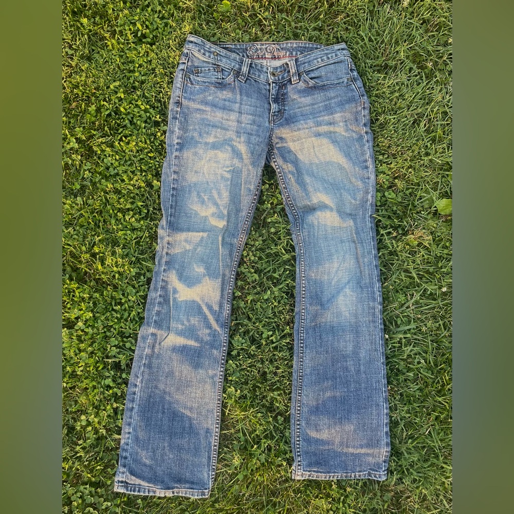 Vintage Esprit mid-rise slight flare/bootcut Blue Women's Jeans size 8 regular